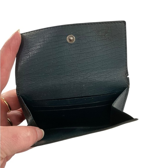 Gucci Blue and Brown Canvas Coated Folding Wallet - Picture 7 of 13